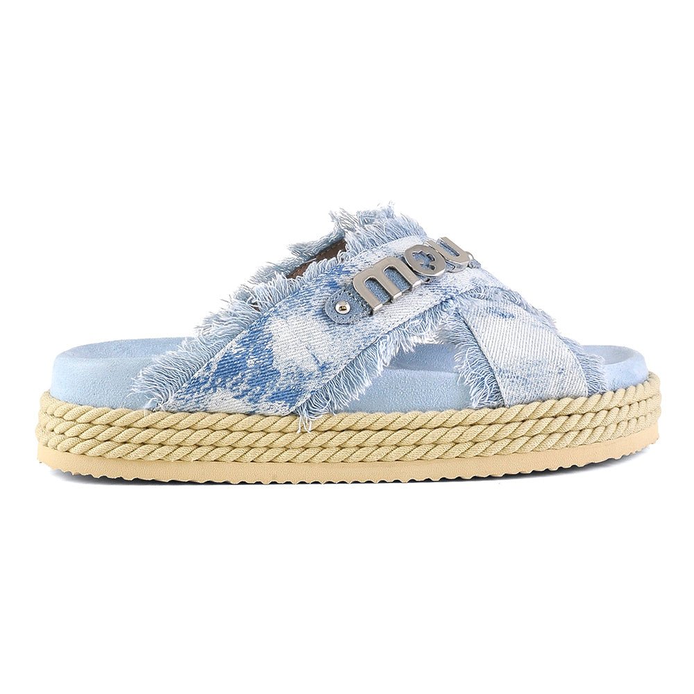 כפכפי Mou Criss-Cross Sandal נשים