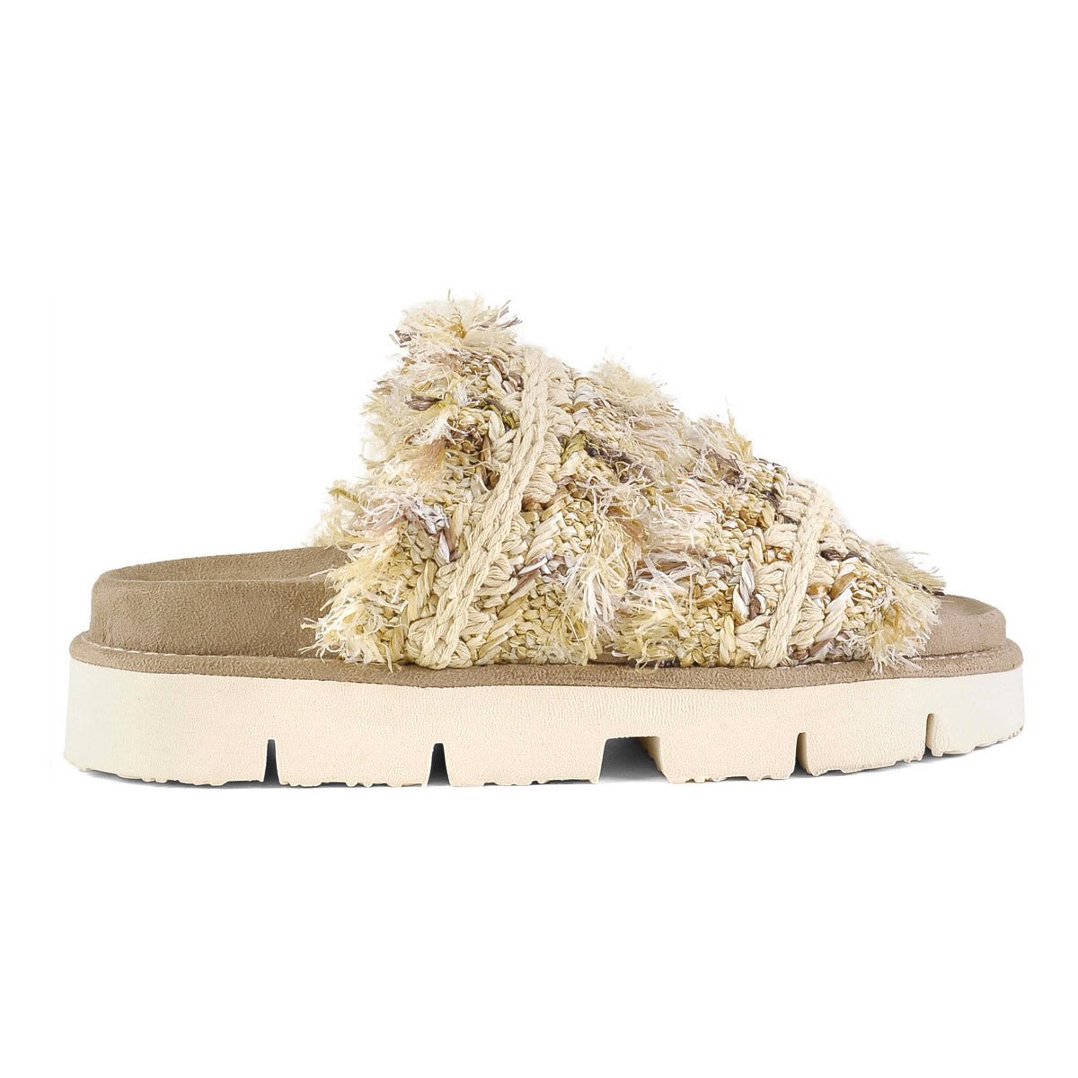 כפכפי Mou Bio Sandal Fringed נשים