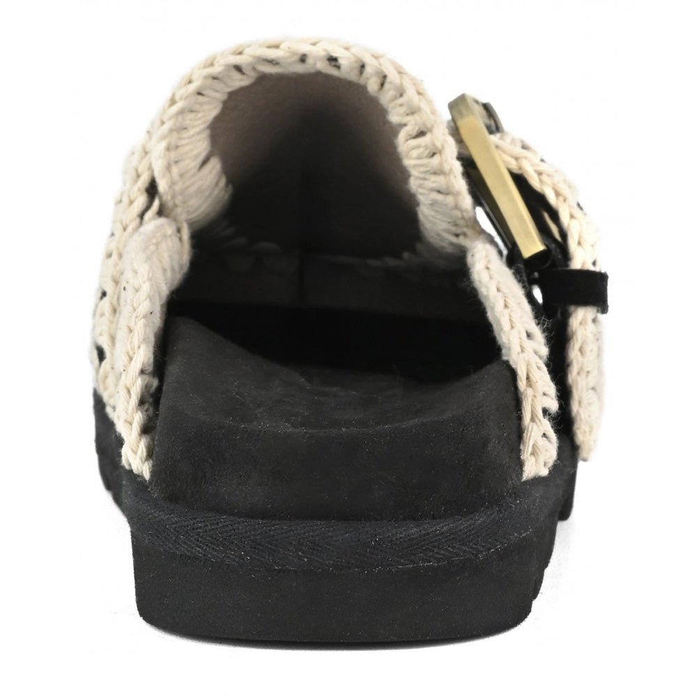 כפכפי Mou Low Bio Sabot Two-Buckles נשים