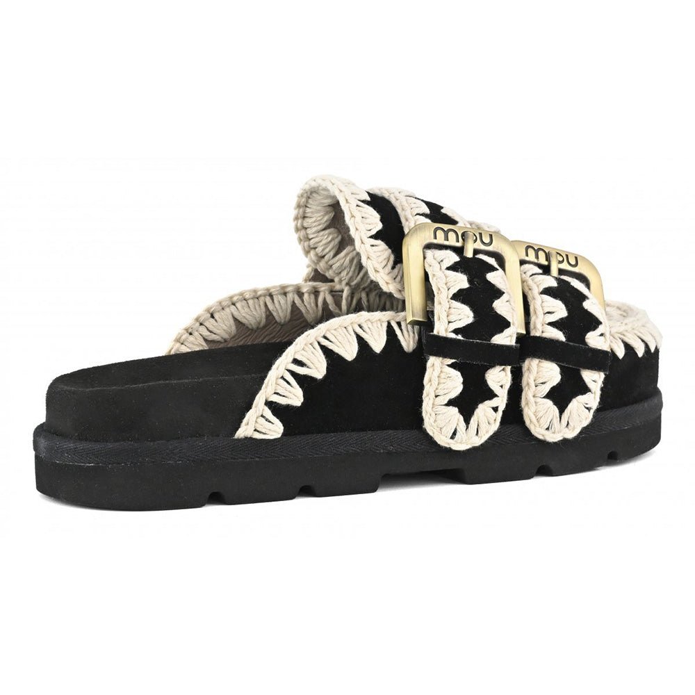 כפכפי Mou Low Bio Sabot Two-Buckles נשים