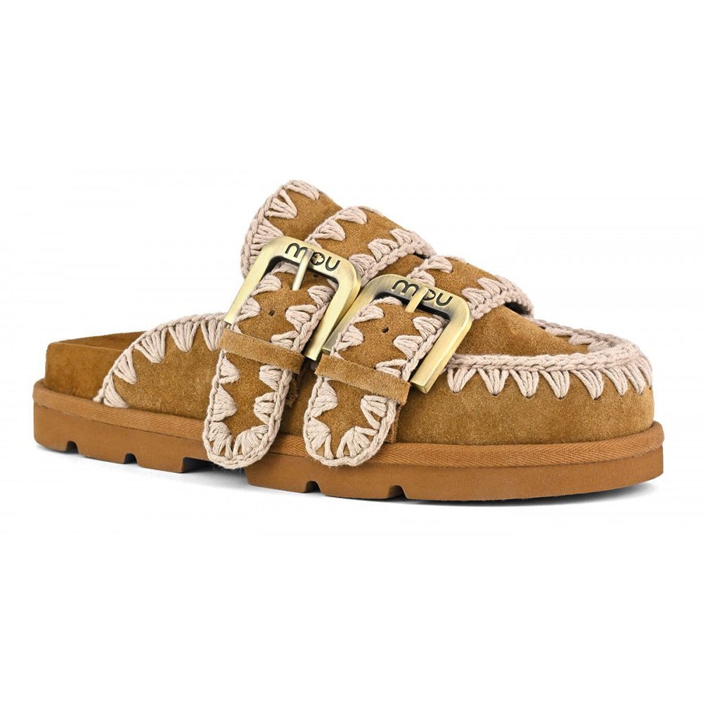 כפכפי Mou Low Bio Sabot Two-Buckles נשים