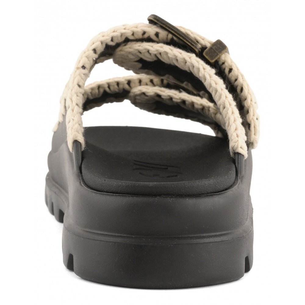 כפכפי Mou Eva One-Piece Slide Two-Buckle נשים