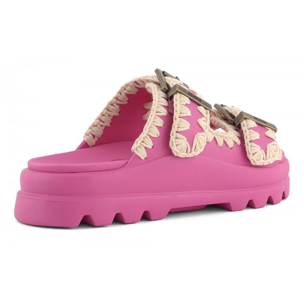 כפכפי Mou Eva One-Piece Slide Two-Buckle נשים