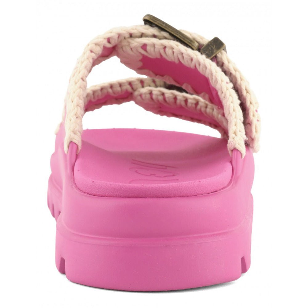 כפכפי Mou Eva One-Piece Slide Two-Buckle נשים