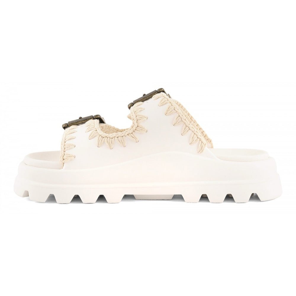 כפכפי Mou Eva One-Piece Slide Two-Buckle נשים