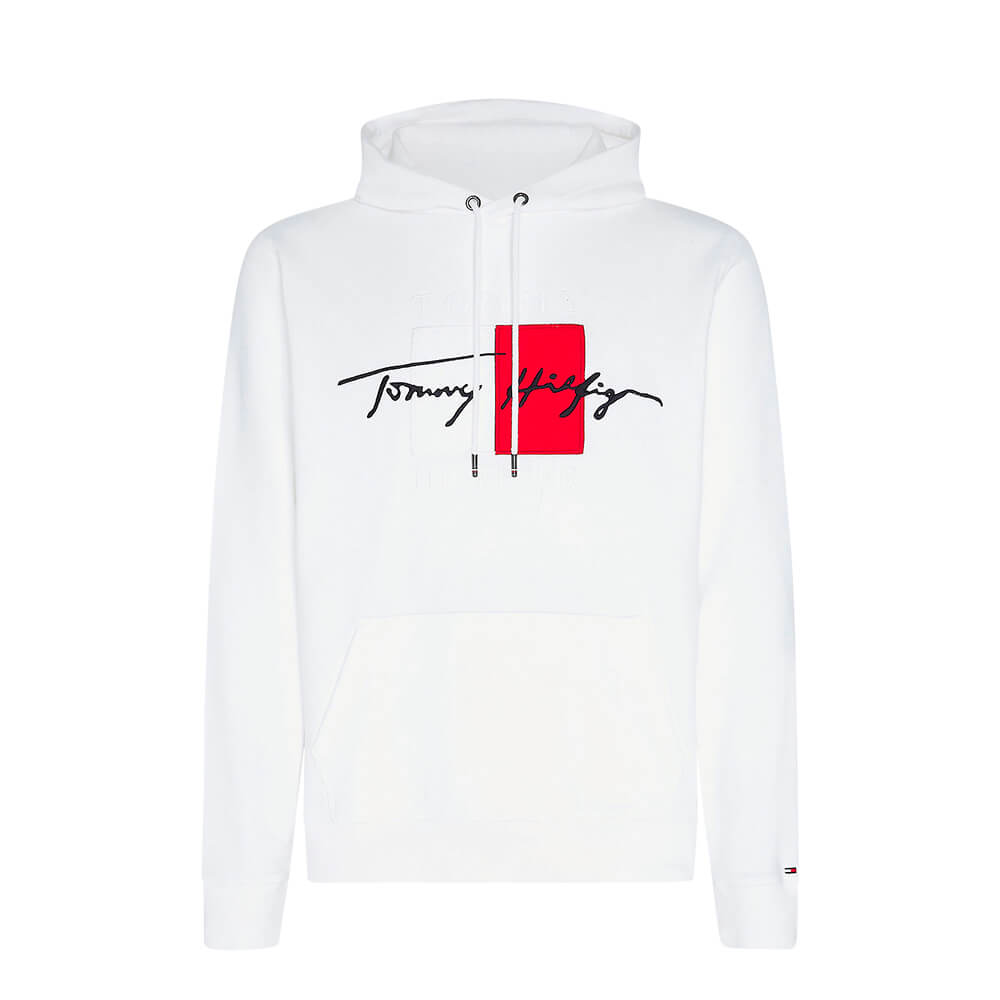 סווטשירט קפוצ'ון טומי הילפיגר Signature Logo Embroidery גברים