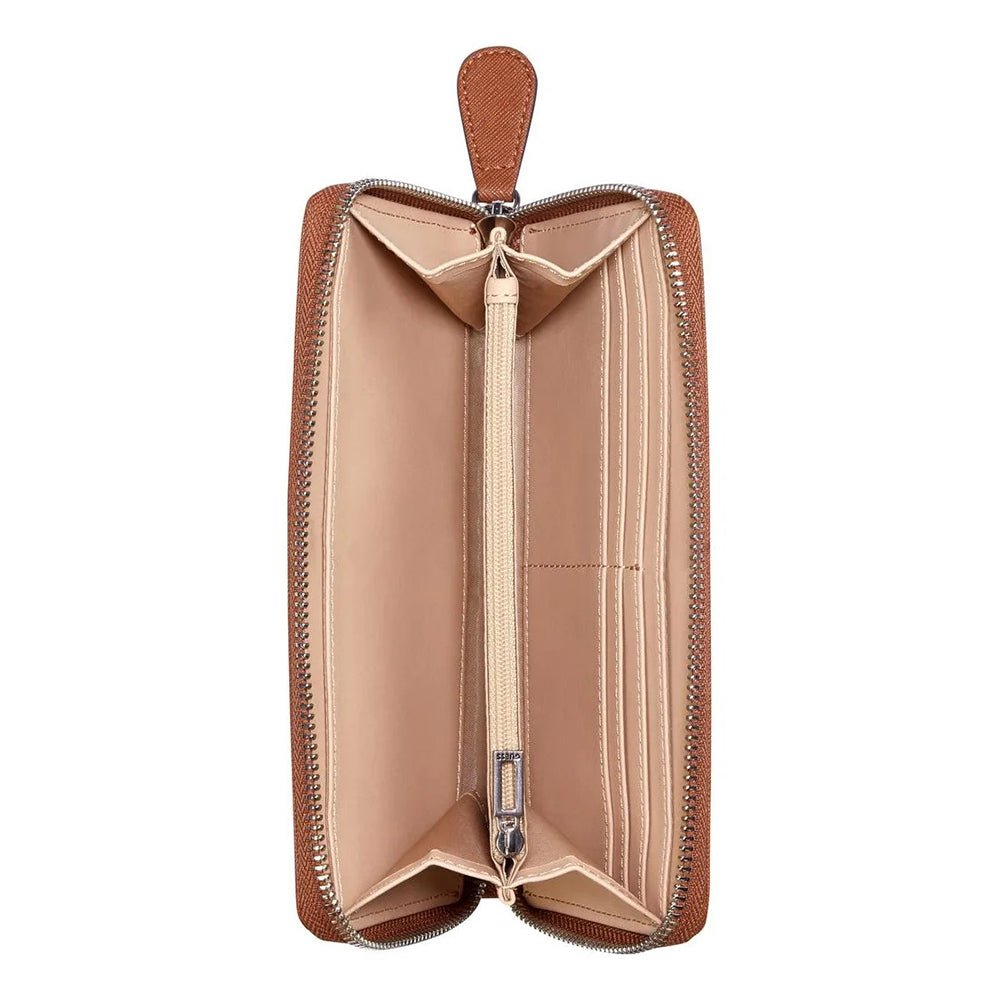 ארנק Guess Viviette Slg Medium Zip Around נשים