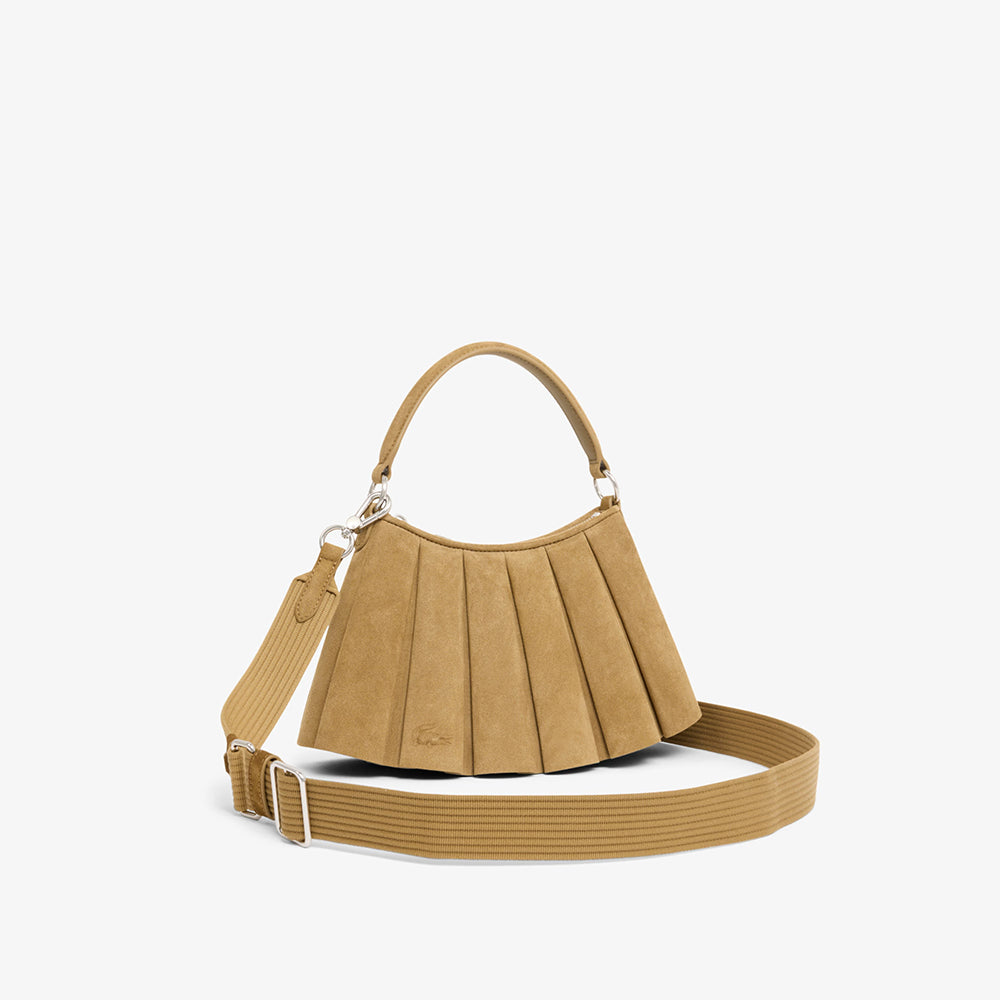 תיק לקוסט Small Lenglen Suede Leather Purse נשים
