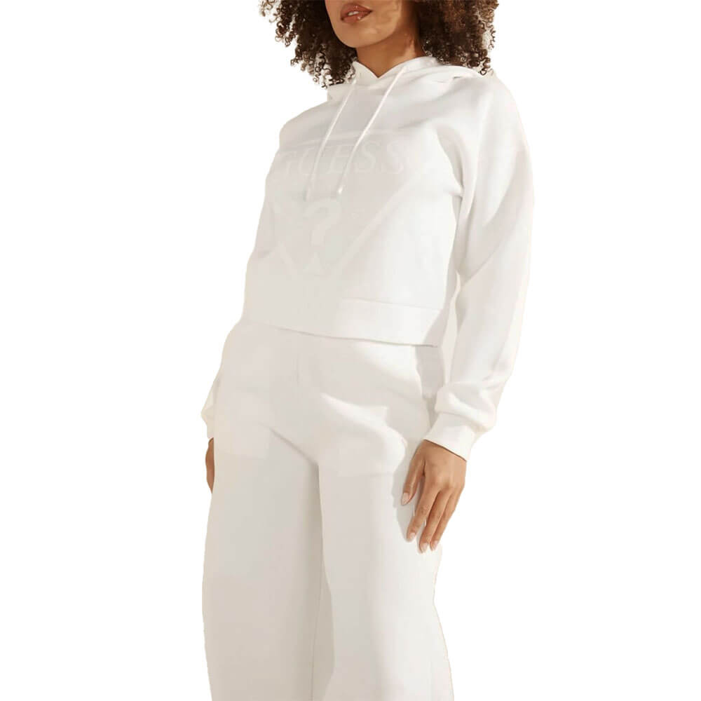 סווטשירט קפוצ'ון Guess נשים Alisa Hooded Sweatshirt