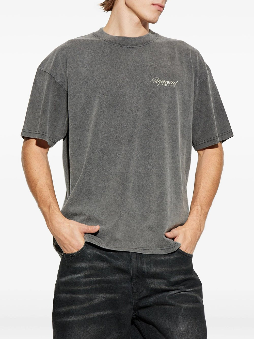 חולצת טישירט קצרה רפרזנט Owners Club Script גברים