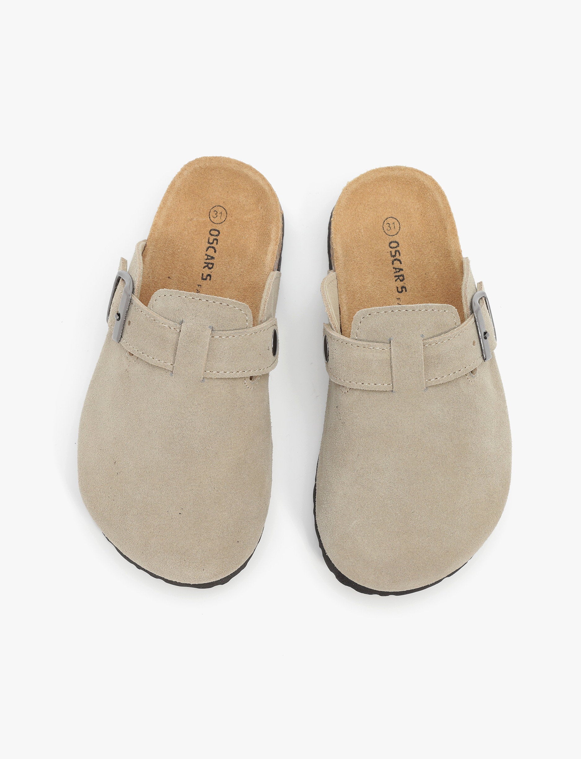 Oscars - כפכפי זמש לני אוסקרס לילדים בצבע חול