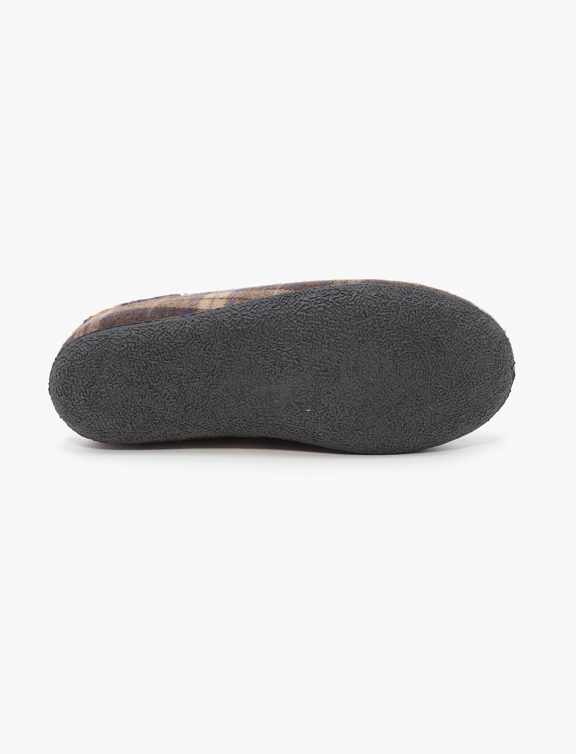 Oscars - נעלי בית אוסקרס ג'וני לגברים בצבע חום משובץ