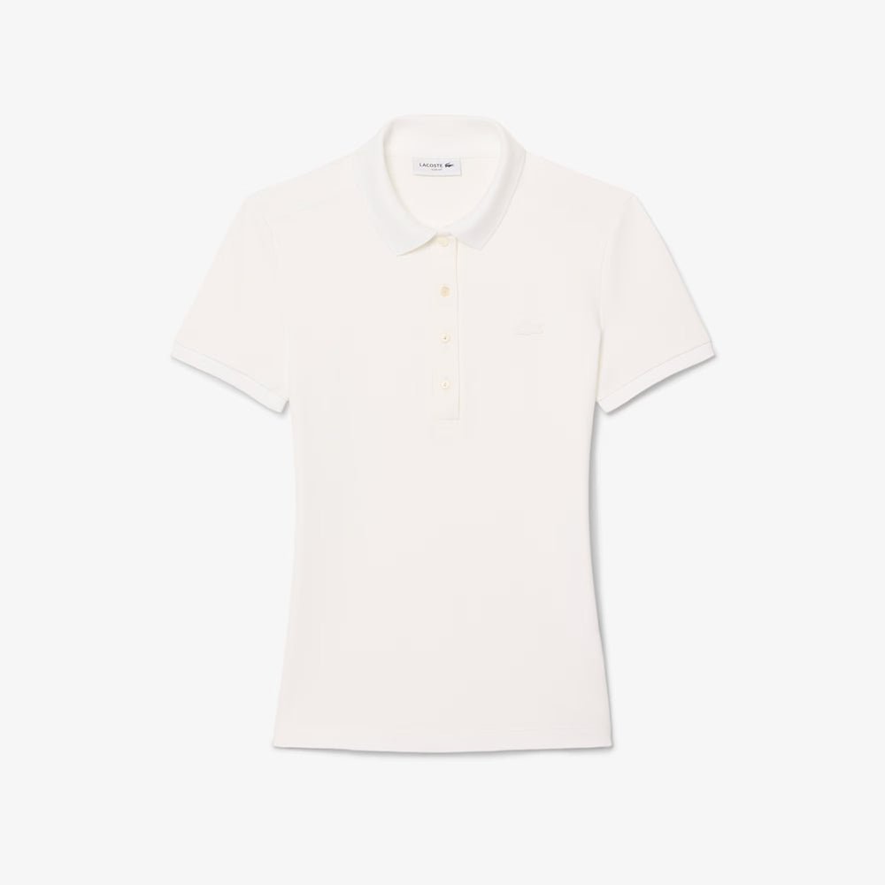 חולצת פולו לקוסט Slim Fit Stretch Piqué נשים