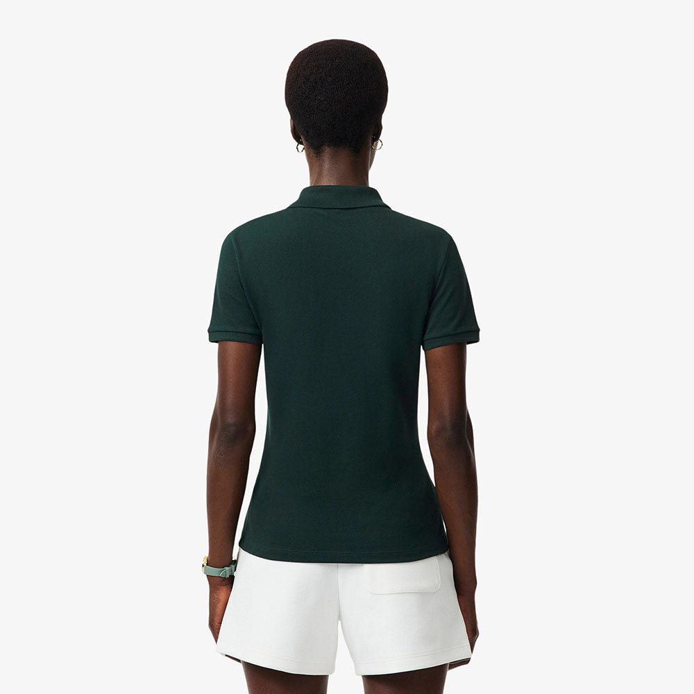 חולצת פולו לקוסט Slim Fit Stretch Piqué נשים