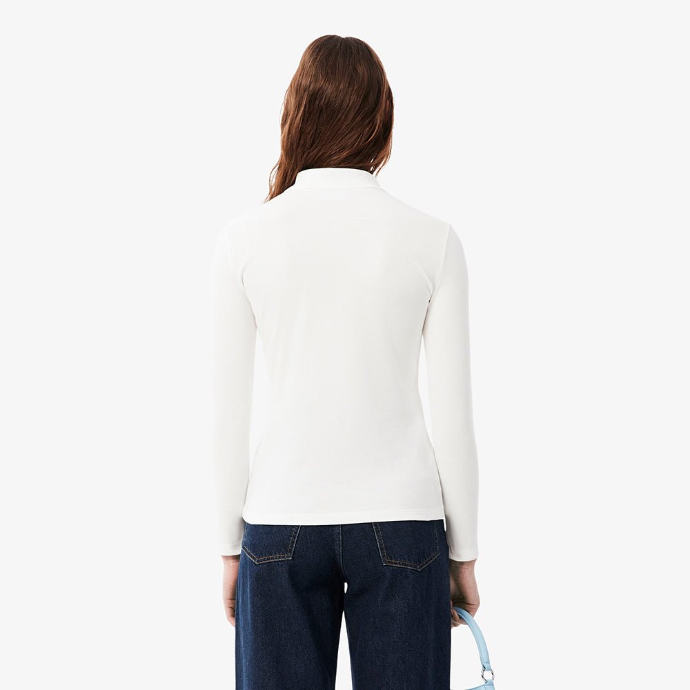 חולצת טישירט ארוכה לקוסט Slim Fit L.12.D Stretch Piqué נשים - lct-PF5464-70V-36-S