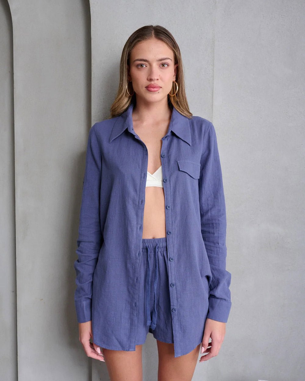 חולצה מכופתרת סטיב מאדן Romi נשים