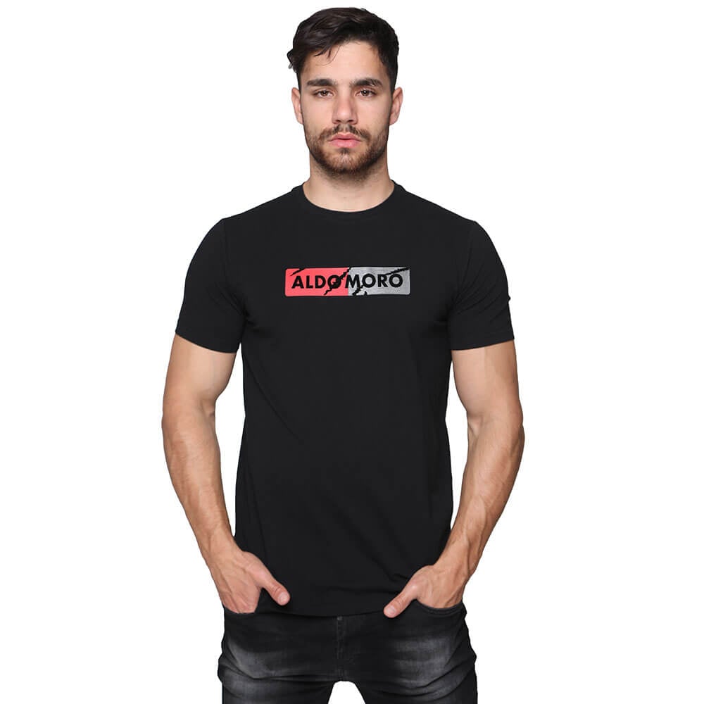 חולצת טישרט אלדו מורו קצרה לוגו ברקים גברים