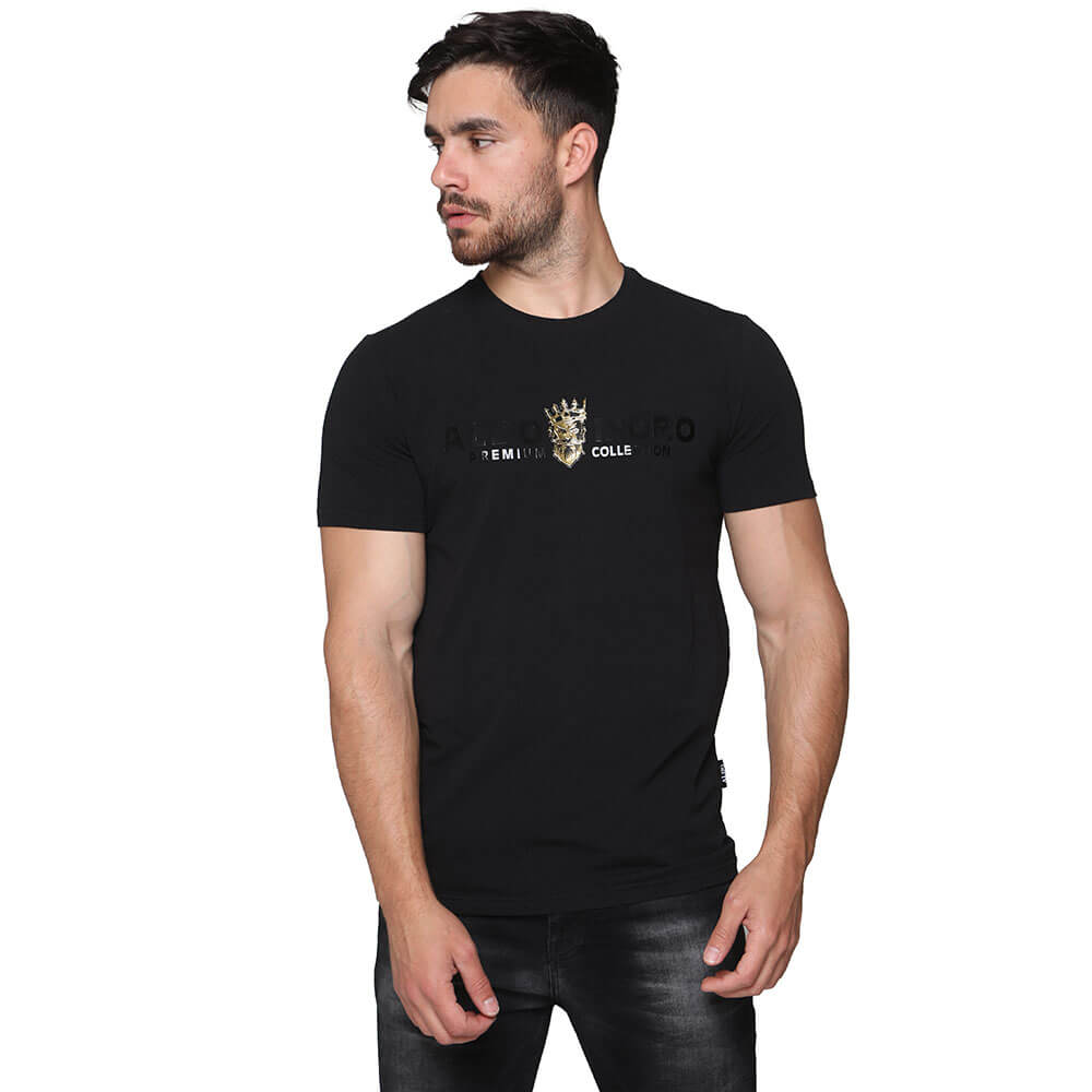 חולצת טישרט אלדו מורו כיתוב לוגו King גברים