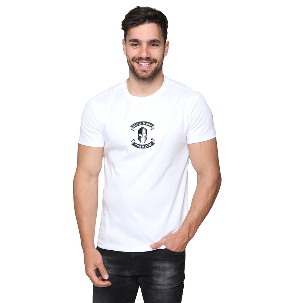 חולצת טישרט אלדו מורו כיתוב קסדה גברים