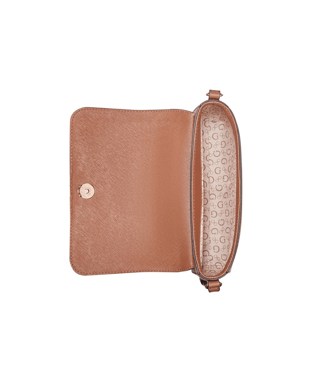 תיק Guess Fiona Flap Crossbody נשים - gus-SA171620-COG-One-Size