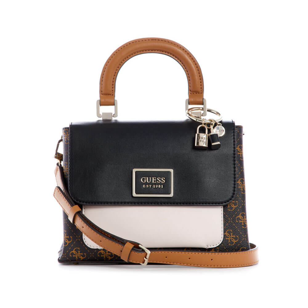 תיק צד GUESS נשים Tyren Top Handle Flap