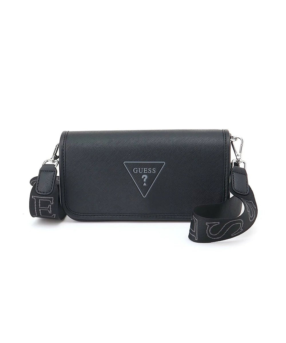 תיק Guess Ava Mini Crossbody Flap נשים - gus-SF160579-BLK-One-Size