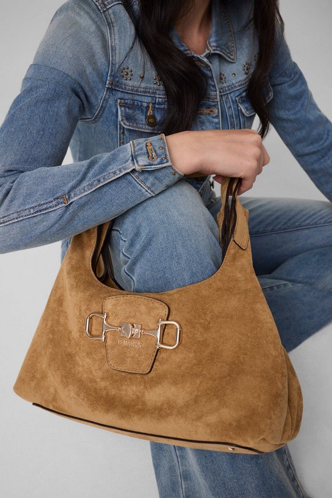 תיק Guess Sunset Small Hobo נשים - gus-SG231401-TAN-One-Size