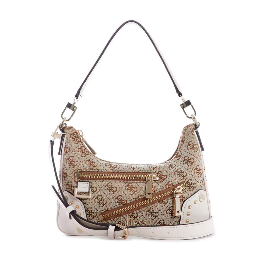 תיק צד Guess נשים Frankie Top-Zip Shoulder Bag