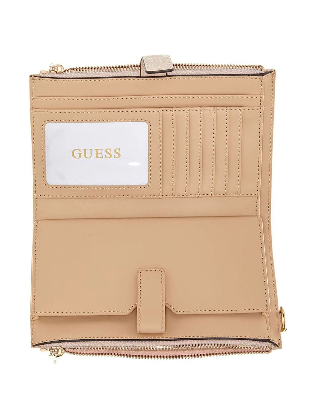 ארנק Guess Lindsey Slg Dbl Zip Organizer נשים