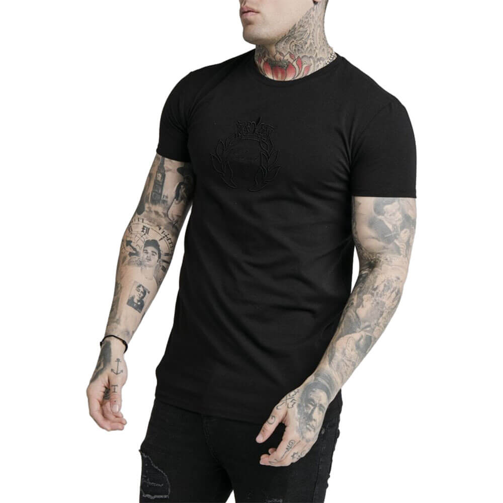 חולצת טישרט סיקסילק קצרה Prestige Embroidery Gym Tee גברים