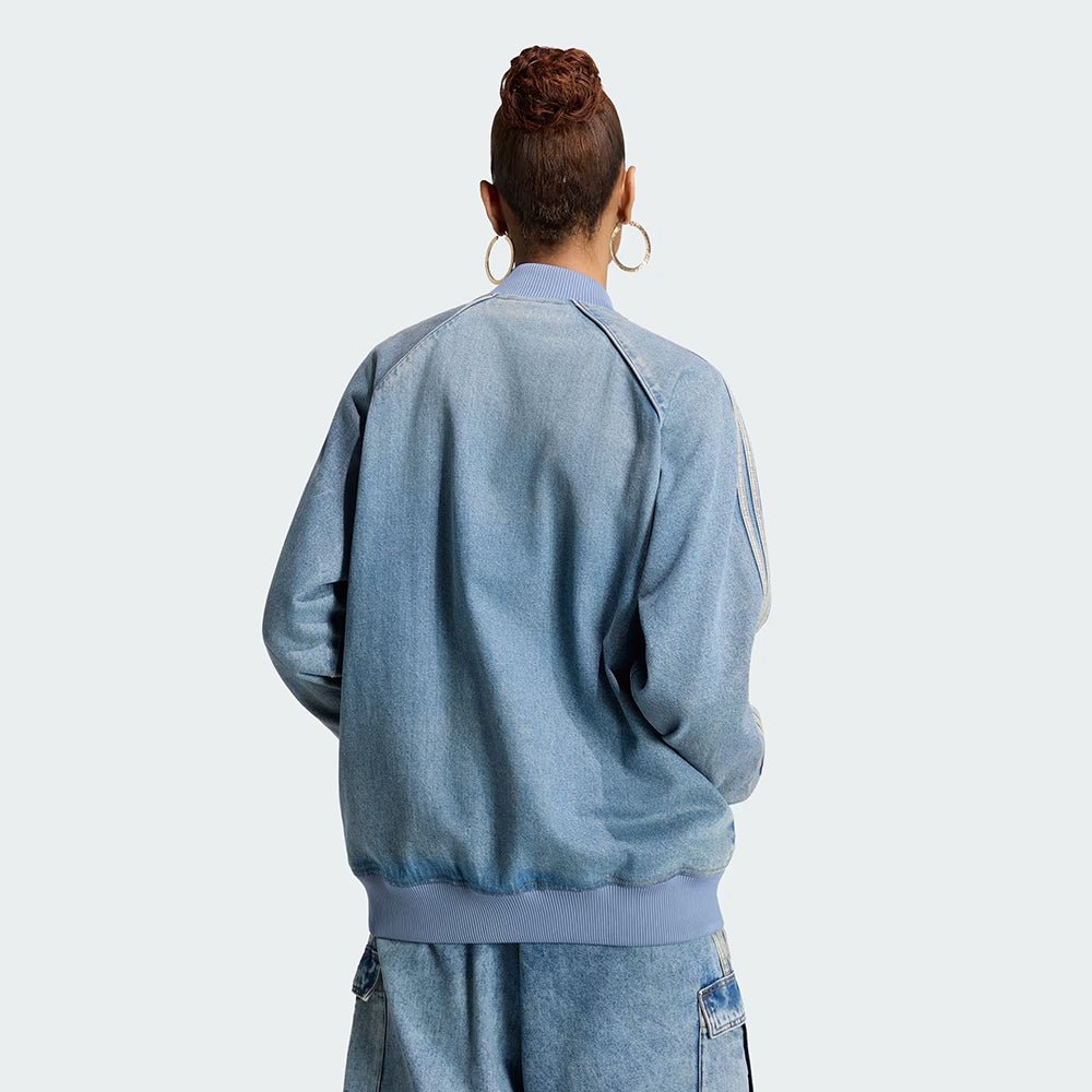 ג'קט אדידס Sst Oversized Denim Tracktop נשים - ads-KQ6473-XS