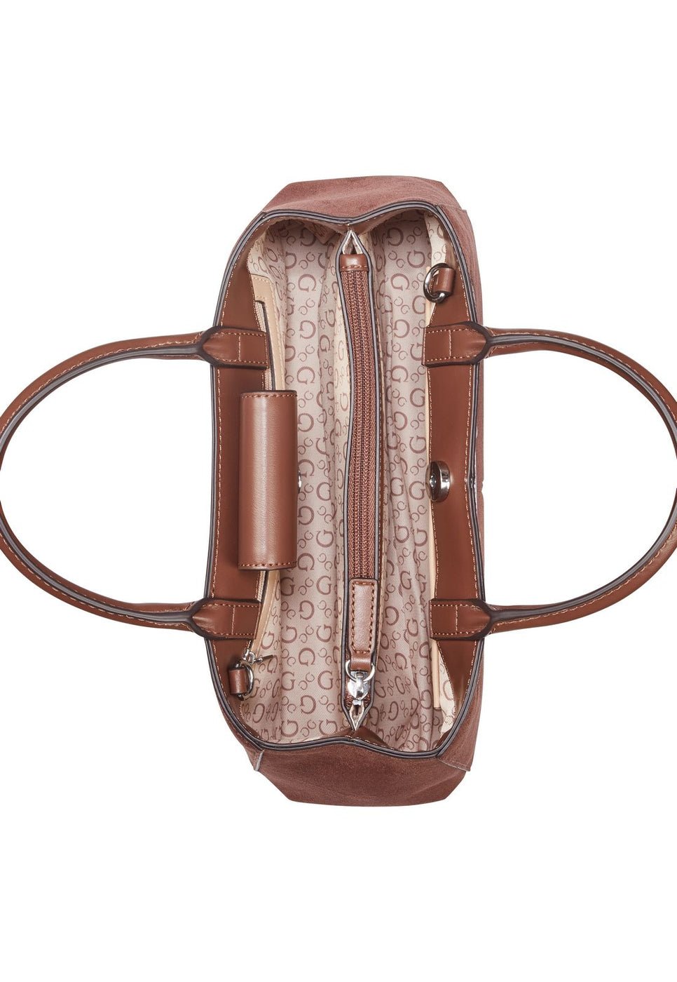 תיק Guess Nadine Satchel נשים - gus-SU384406-BRO-One-Size