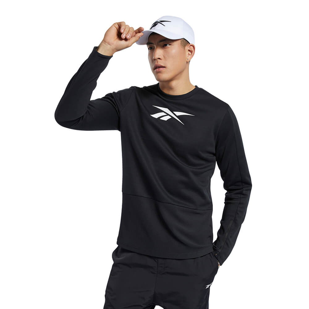 חולצת ספורט ריבוק ארוכה Crew Shirt לגבר