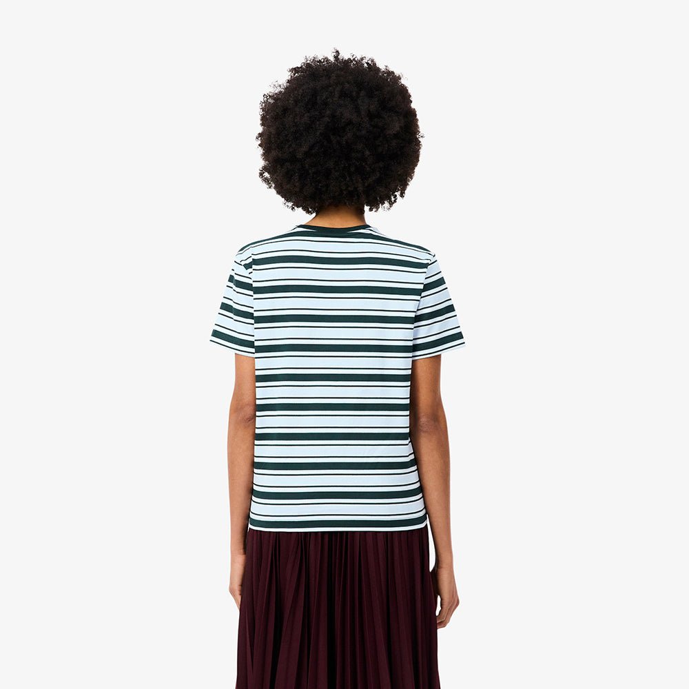 חולצת טישירט קצרה לקוסט Striped Jersey נשים