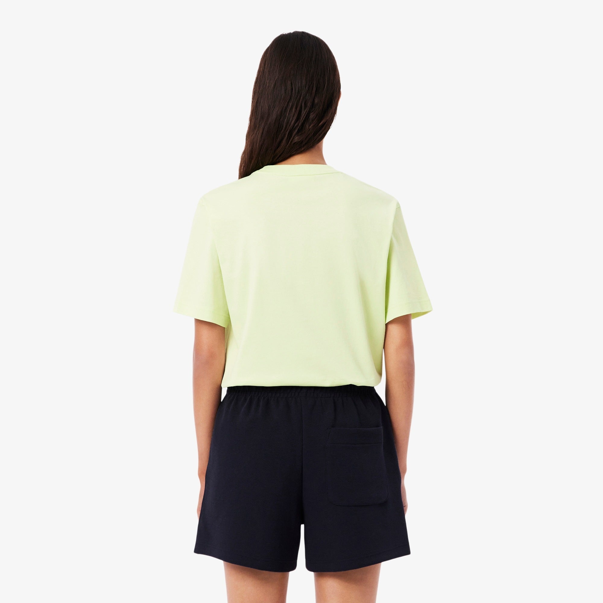 חולצת טישירט קצרה לקוסט Relaxed Fit Soft Cotton נשים