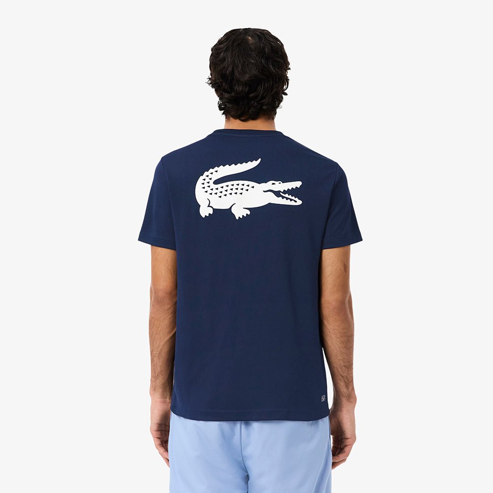 חולצת טישירט קצרה לקוסט Ultra Dry Crocodile Print גברים