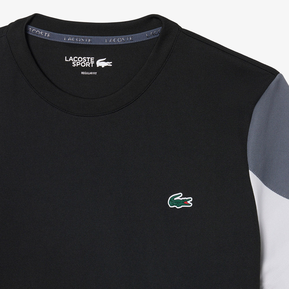 חולצת טישירט קצרה לקוסט Sport Printed Colour-Block גברים
