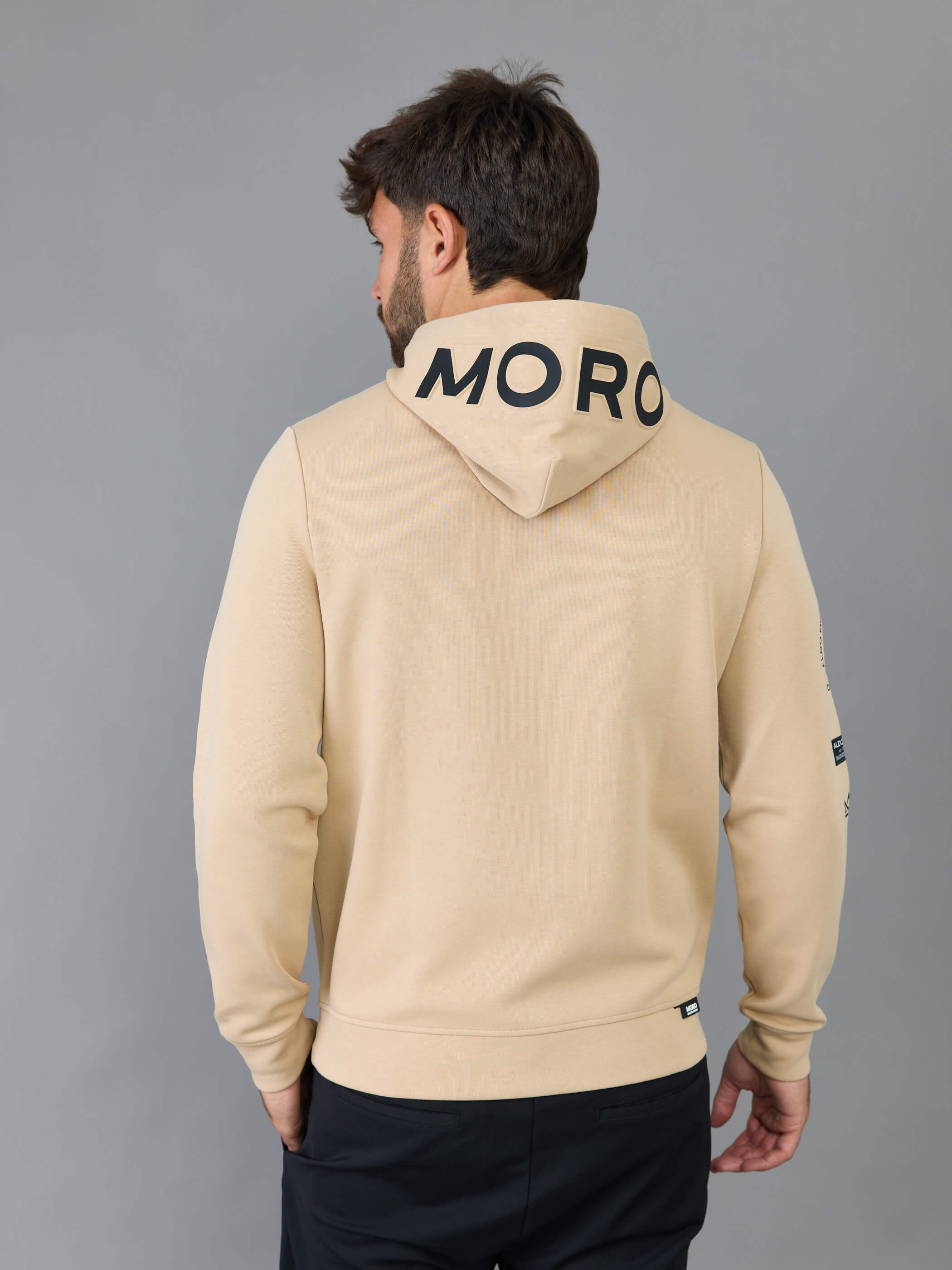 קפוצ'ון אלדו מורו Logo Print גברים