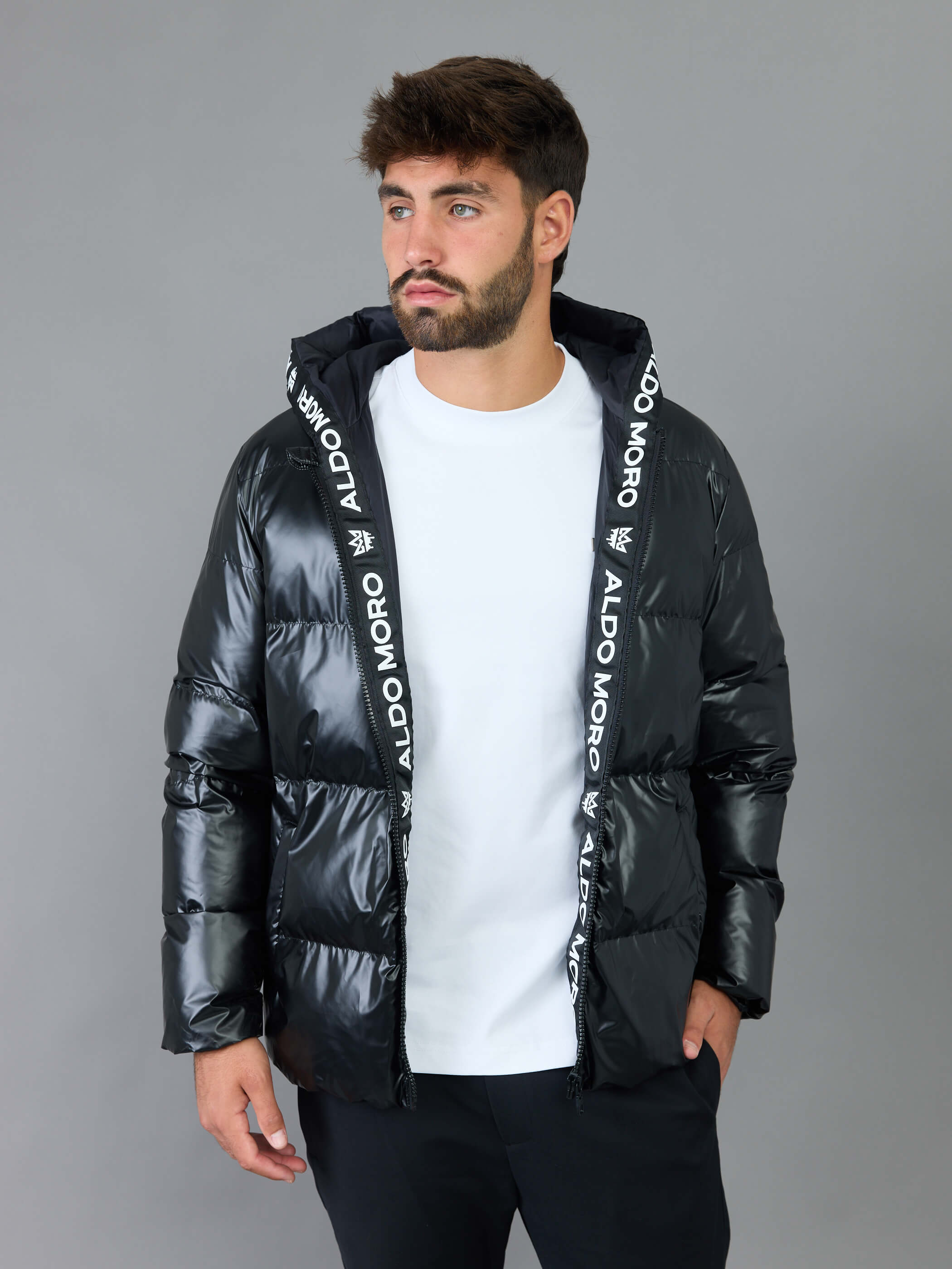 מעיל אלדו מורו Logo Strip גברים