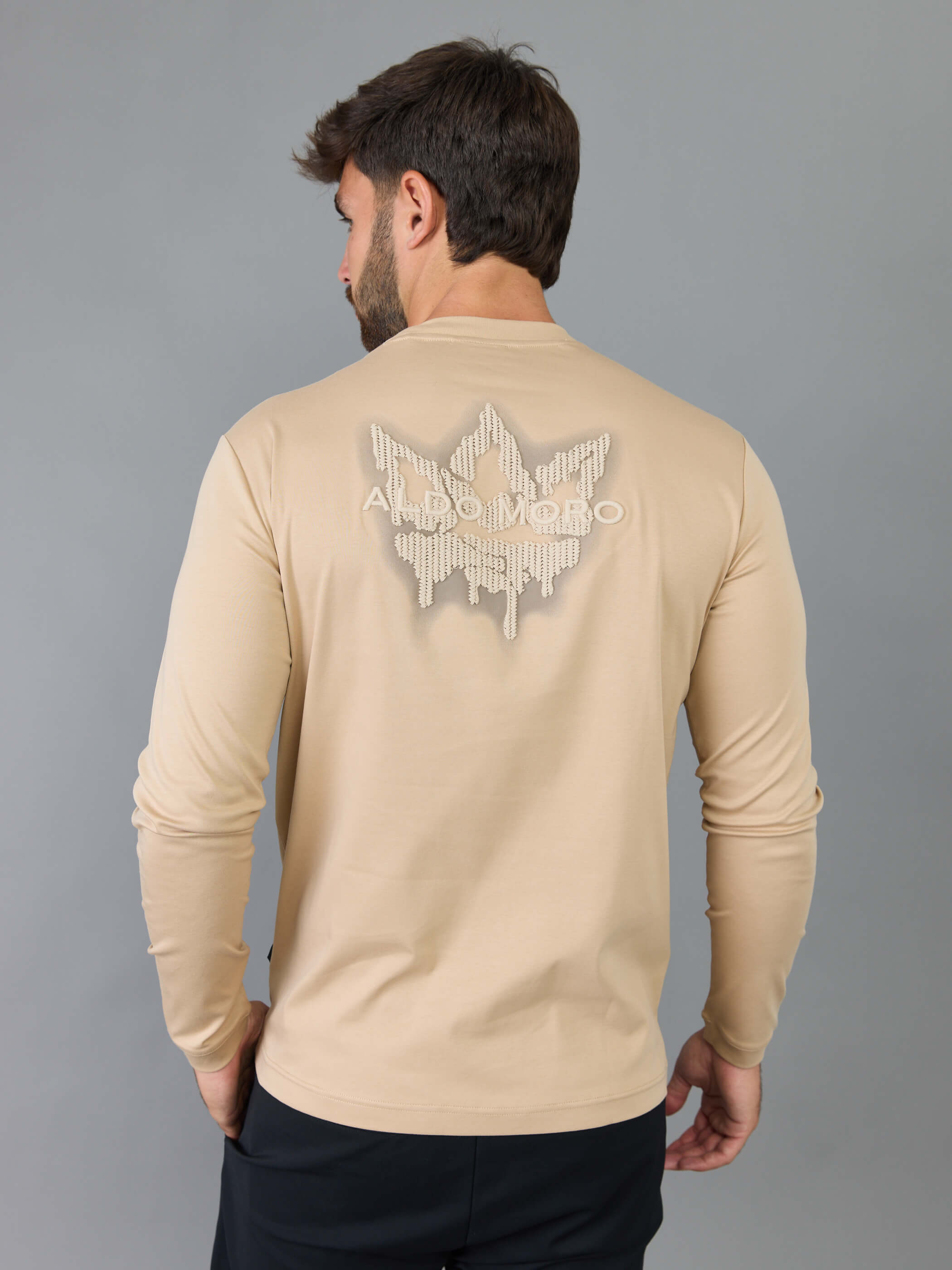 חולצת טישירט ארוכה אלדו מורו Back Crown גברים