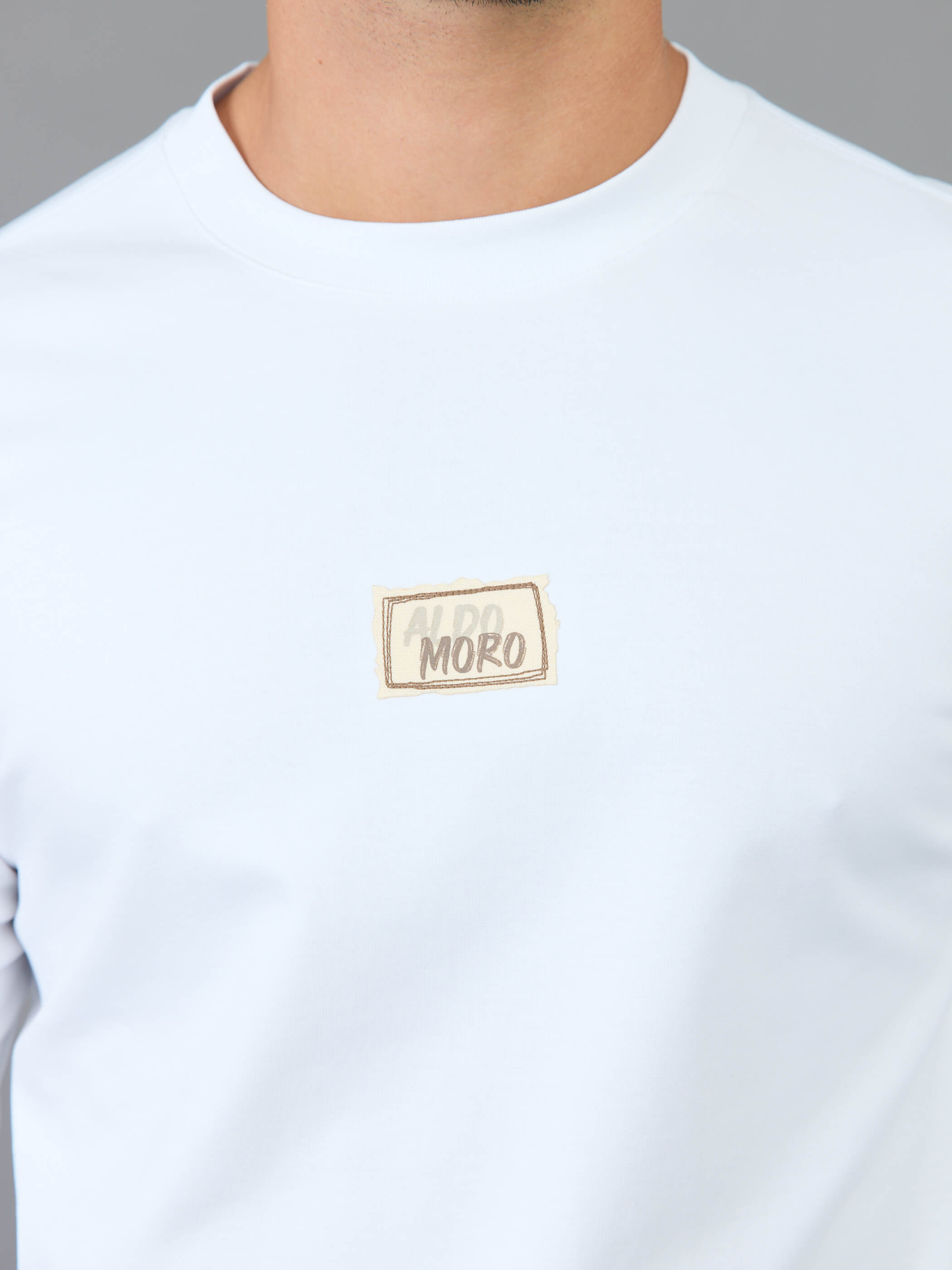 חולצת טישירט ארוכה אלדו מורו Back Patches גברים