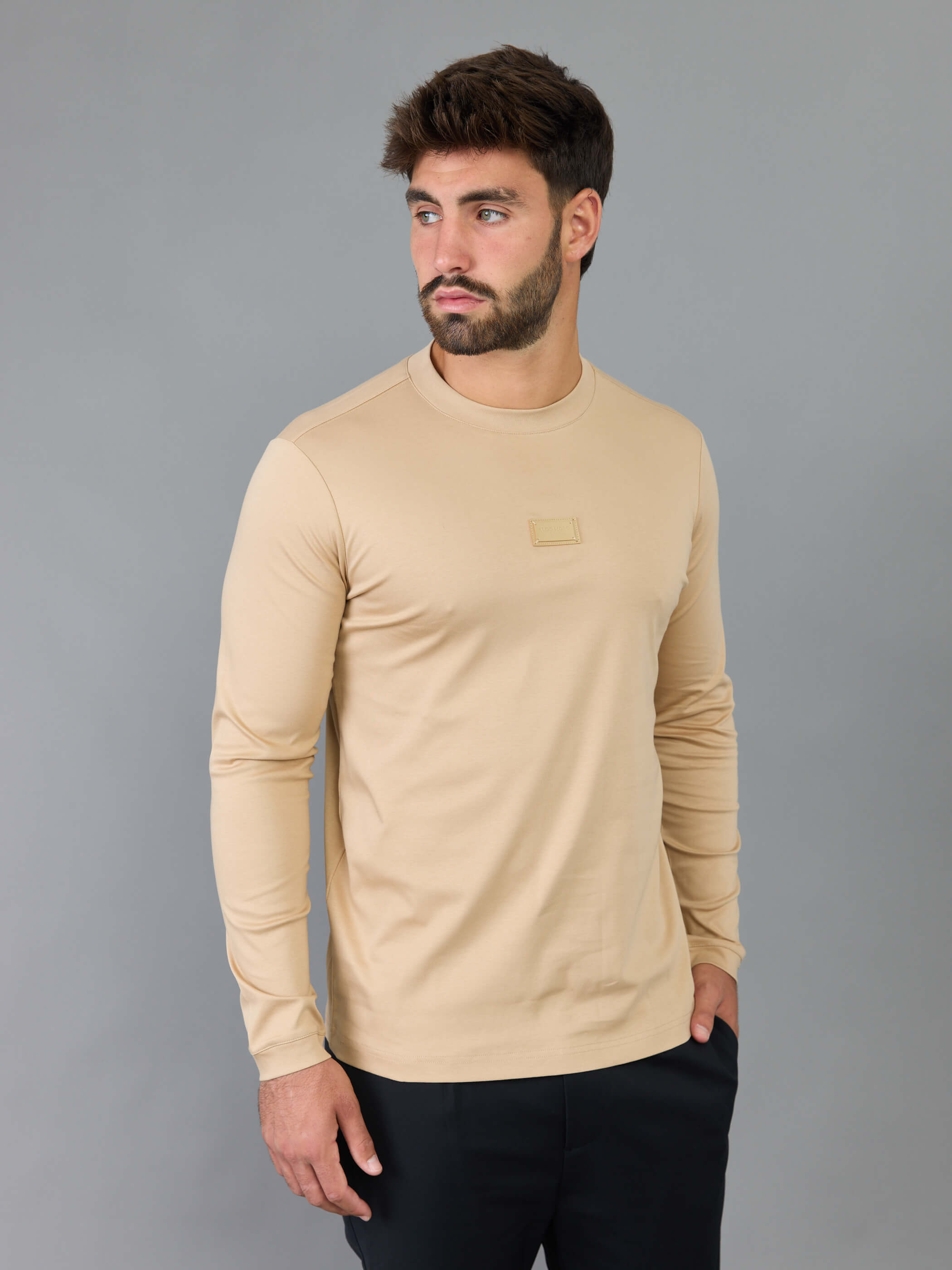 חולצת טישירט ארוכה אלדו מורו Center Patch גברים