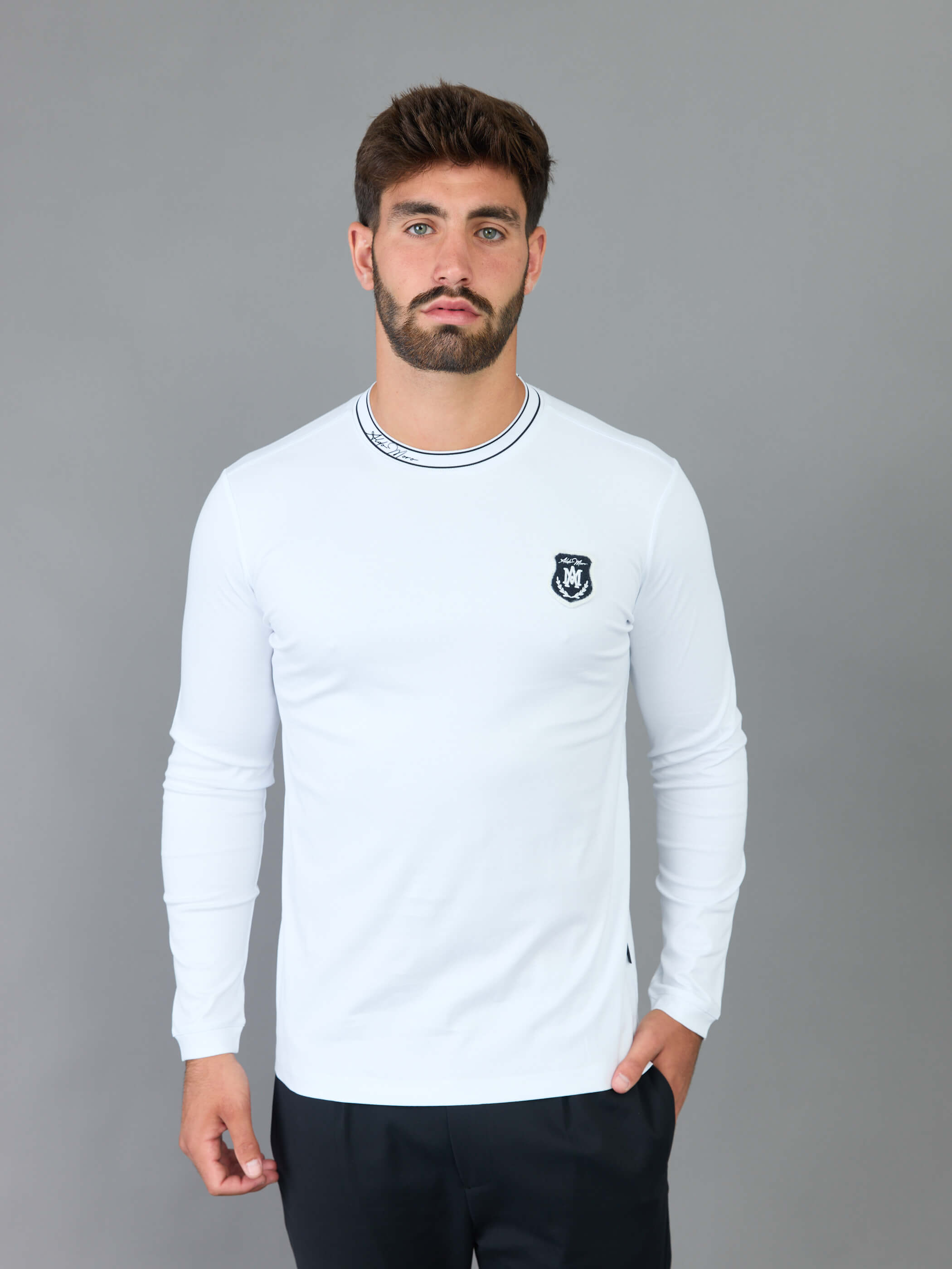 חולצת טישירט ארוכה אלדו מורו Fur Patch גברים