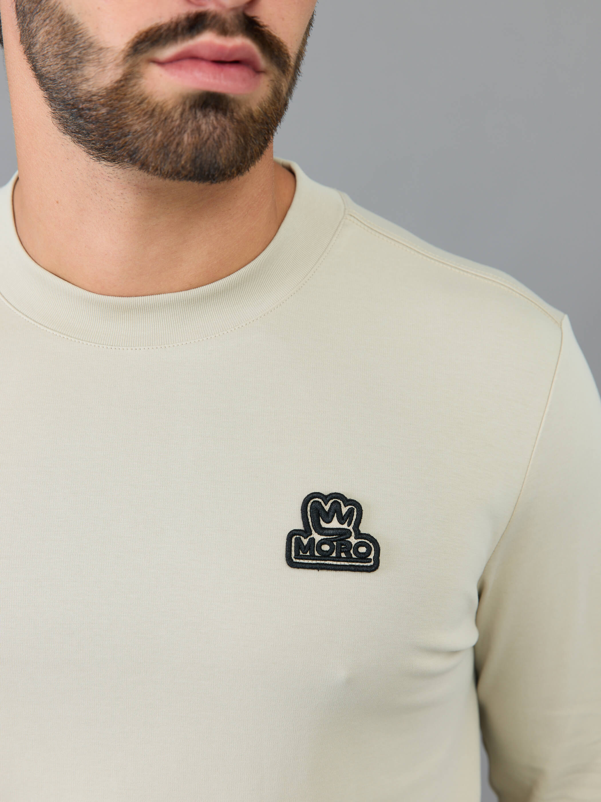 חולצת טישירט ארוכה אלדו מורו Back Patches גברים