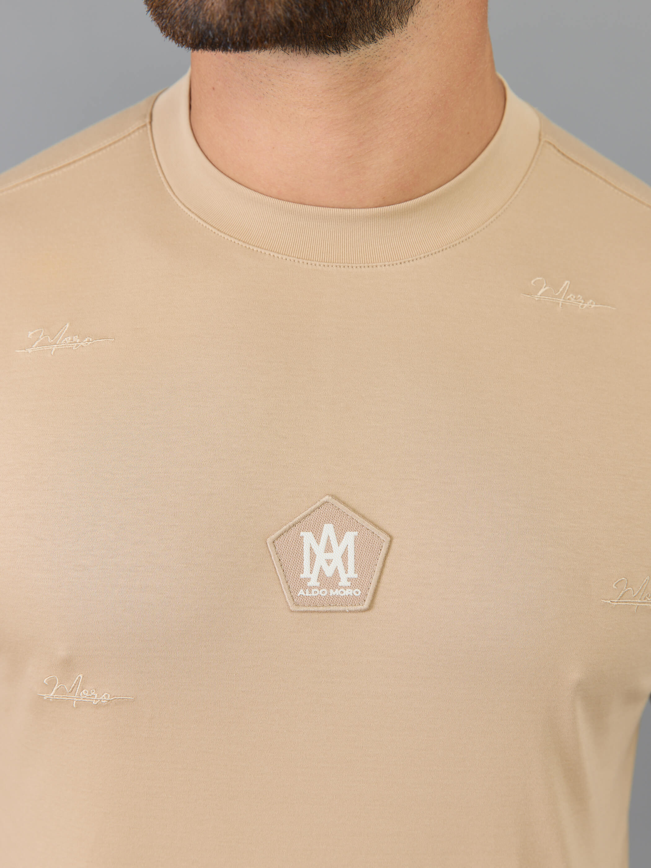 חולצת טישירט ארוכה אלדו מורו Center Patch גברים