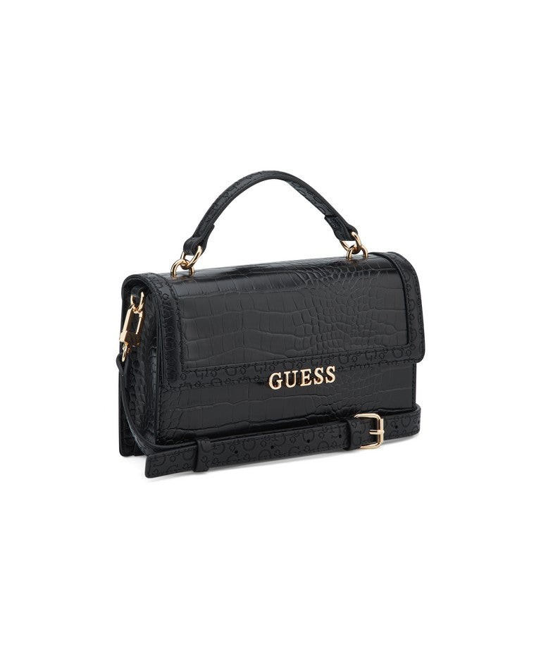 תיק Guess Farrah Top Handle Crossbody נשים - gus-UG180619-BLA-One-Size