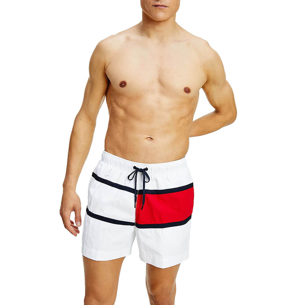 בגד ים טומי הילפיגר Flag Drawstring Mid Length גברים