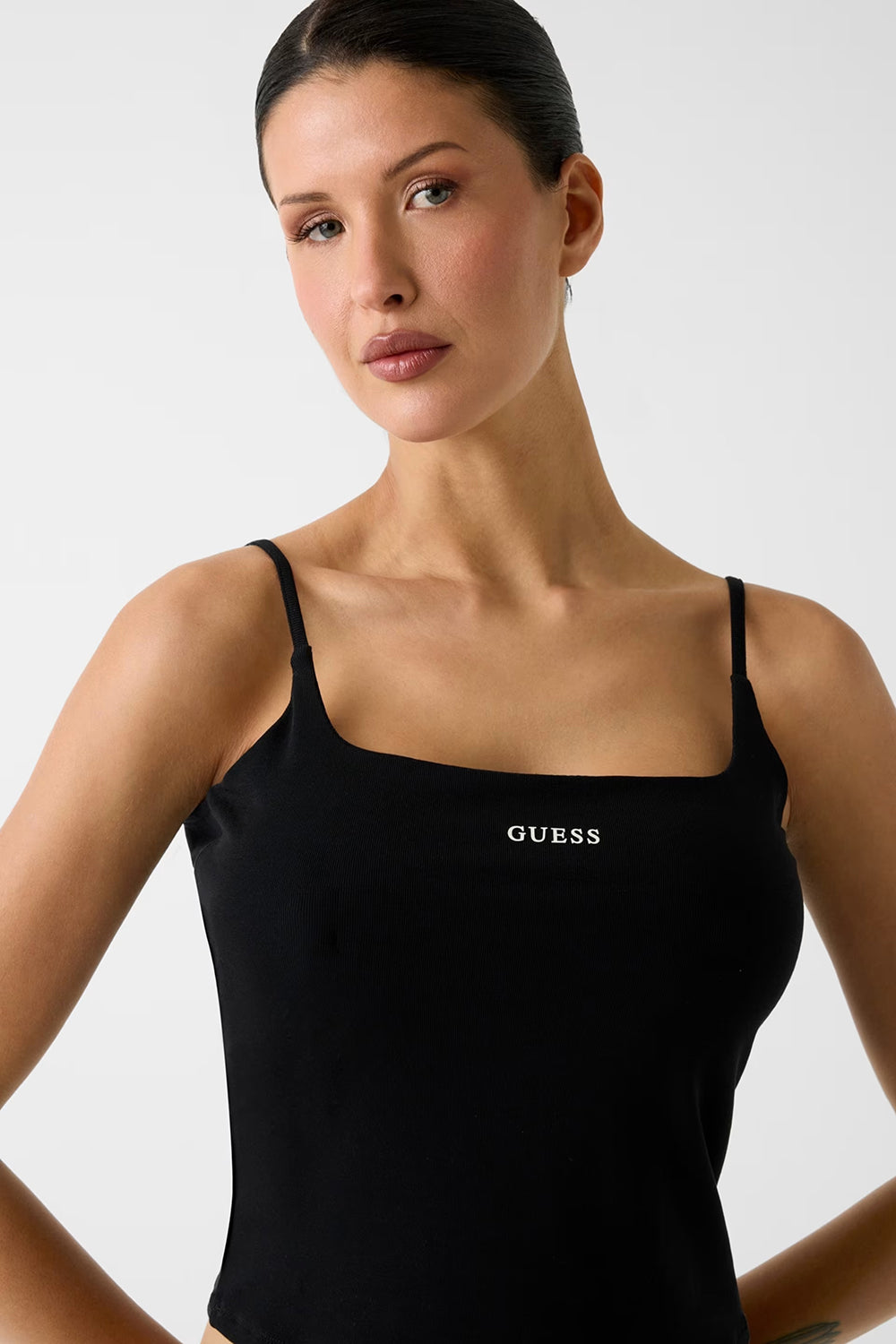 גופיה Guess Rib-Knit Top נשים