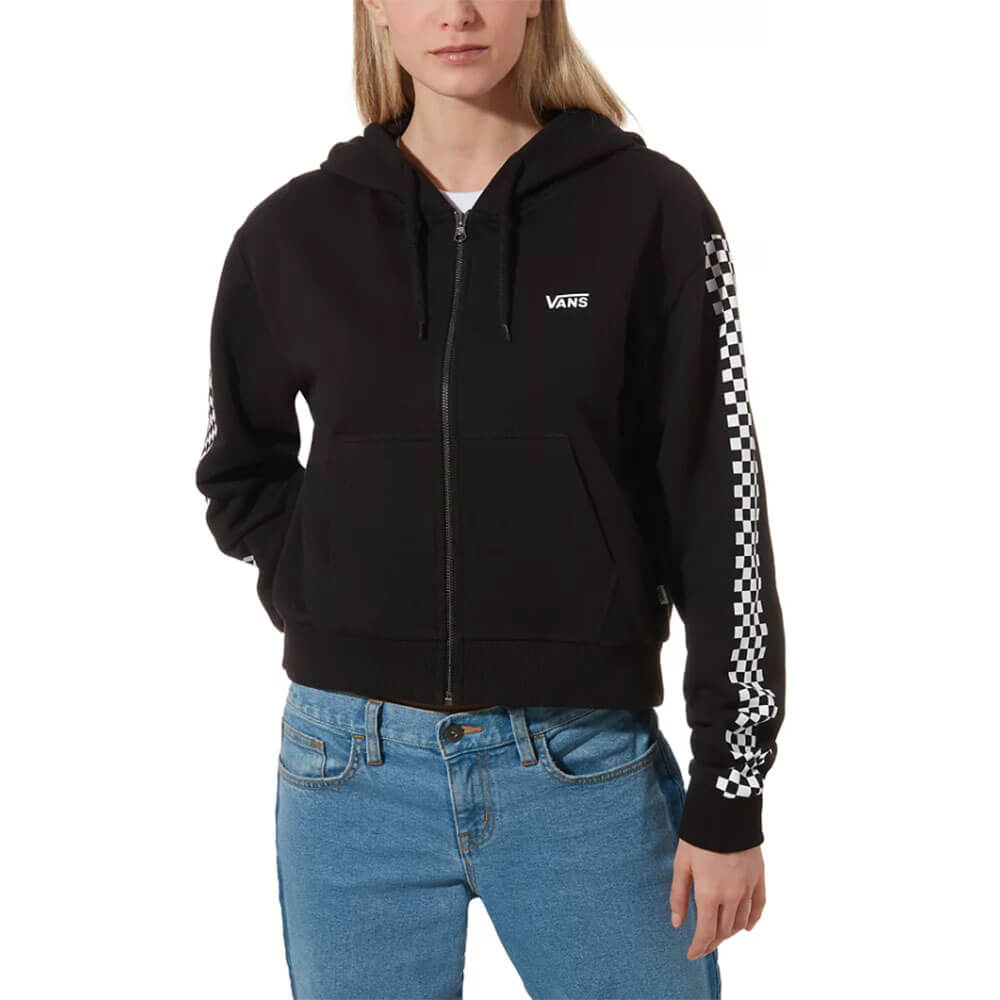 ג'קט קפוצ'ון ואנס Funnier Times Crop Zip Hoodie נשים
