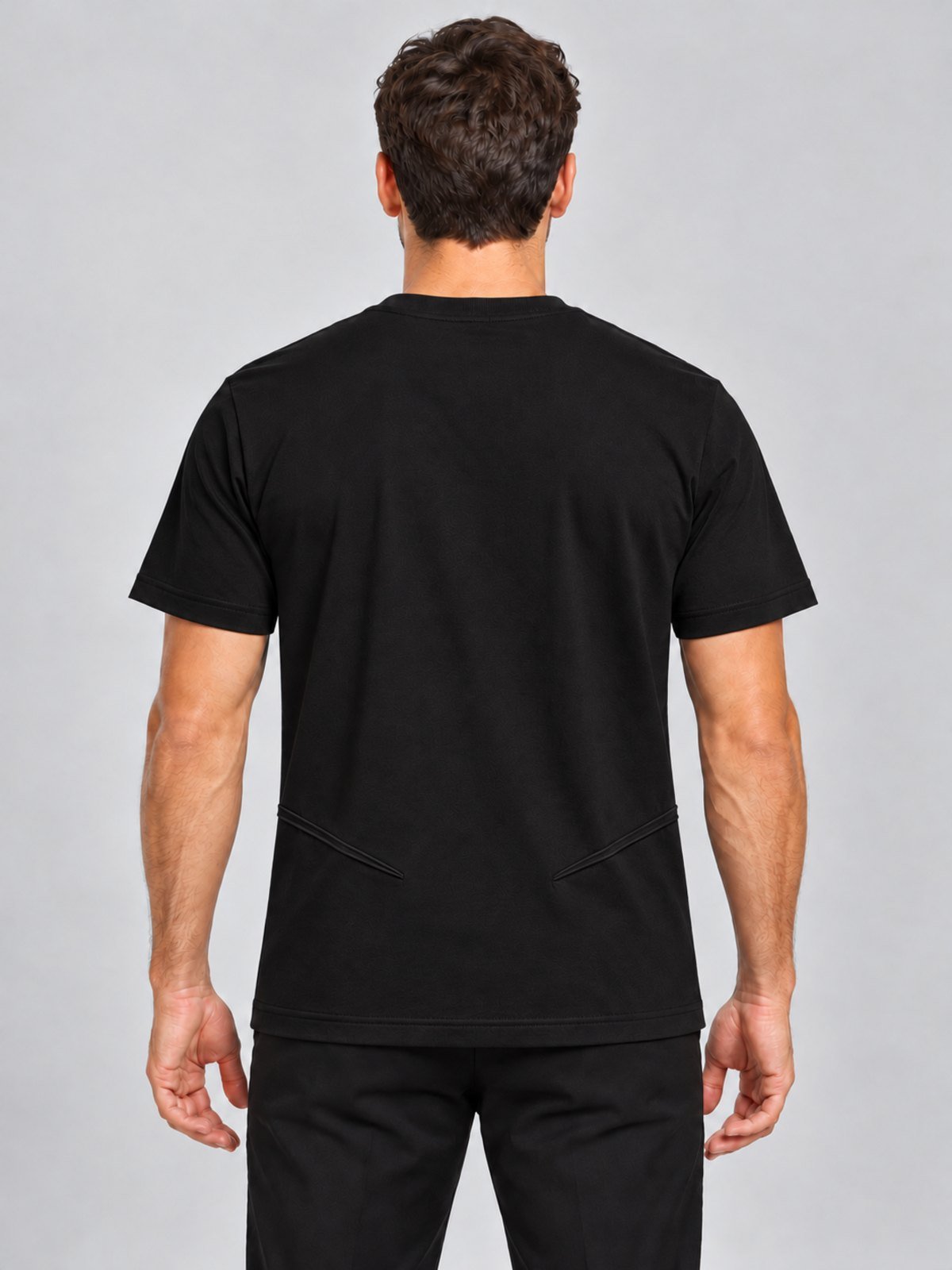 חולצת טישירט קצרה וויב Classic Oversize גברים - vib-VB26160-101-XS